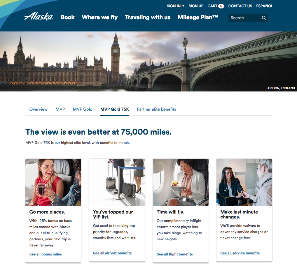 loyalty program examples - alaska airlines mileage plan