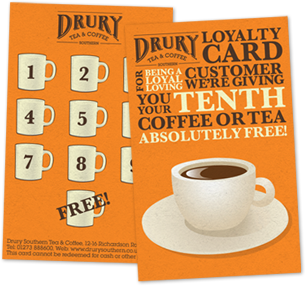 Drury loyalty punch card