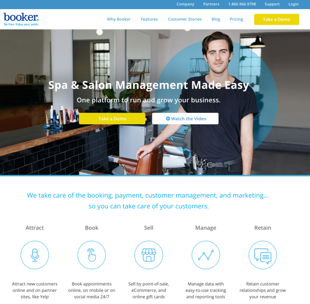 Booker business app