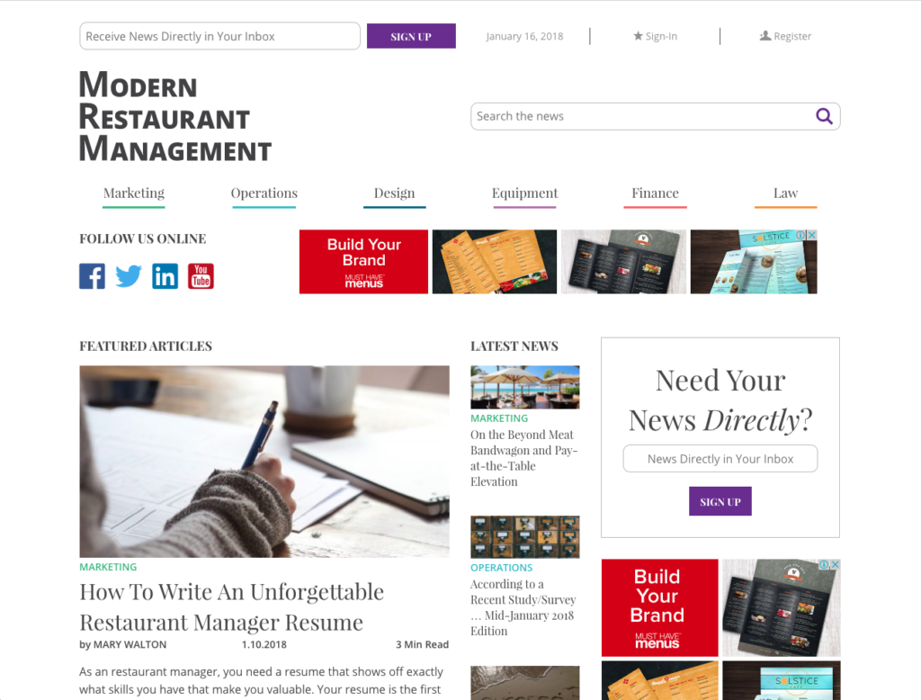 best restaurant management blogs - modern restaurant management