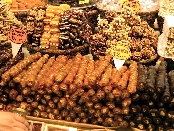 sausage candies in Istanbul