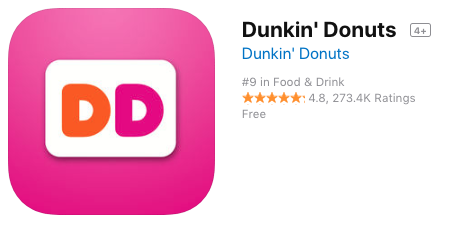 dunkin donuts loyalty program ddperks dunking mobile app five stars