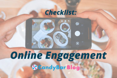 checklist for online engagement - candybar fnb blog