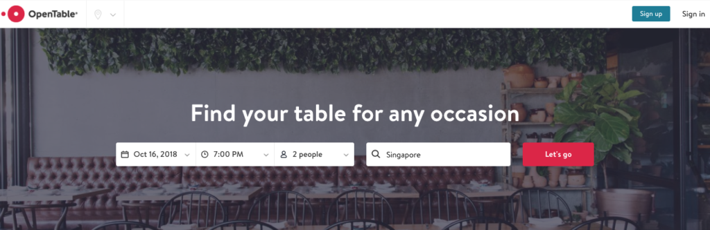 restaurant management apps - opentable