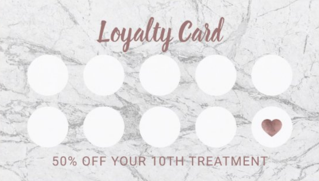 Reward Punch Cards, Loyalty Cards for Small Business Customers, Incent