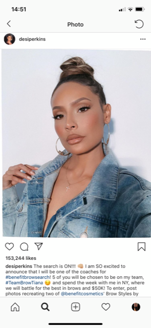 top beauty influencers @desiperkins youtube instagram beauty influencer 1