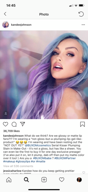 top beauty influencers @kandeejohnson youtube instagram beauty influencer 1