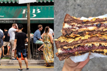 park bench deli location telok ayer famous peanut butter jelly sandwich candybar merchant stories