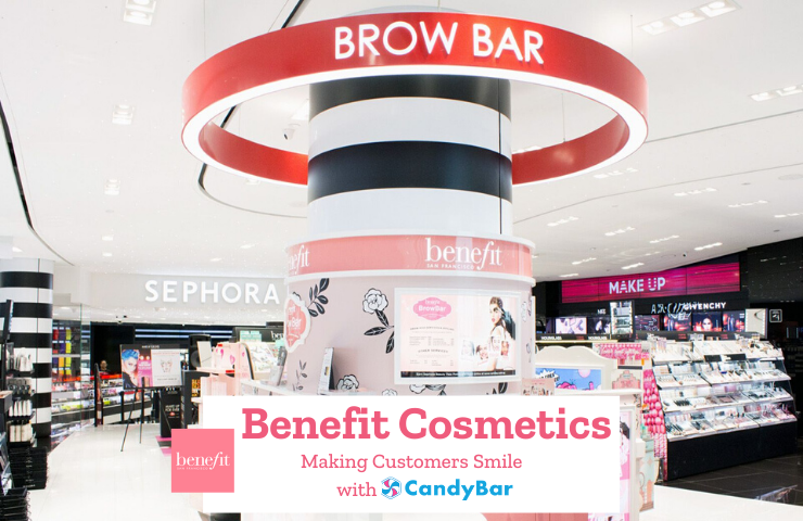 candybar case studies benefit cosmetics brow bar loyalty program prepaid bundle beauty service