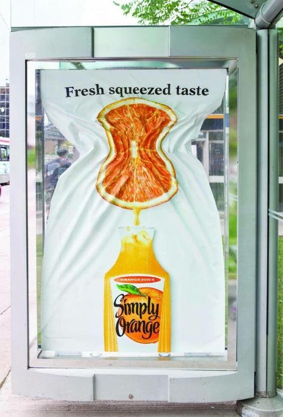 best restaurant ads simply orange fresh squeezed
