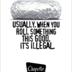 best restaurant ads chipotle pass it on roll