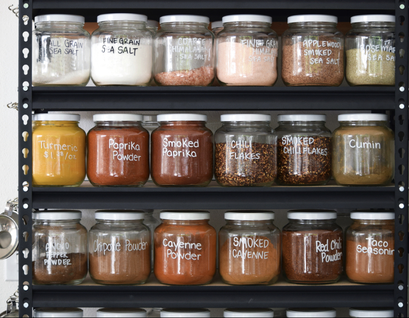 bulk foods jars at scoop marketplace zero waste grocery seattle