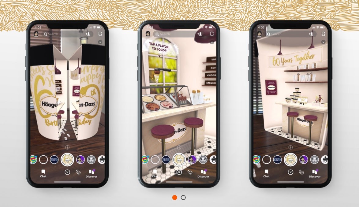 haagen dazs customer loyalty augmented reality app