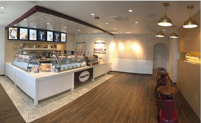 haagen dazs modern classic design ice cream store