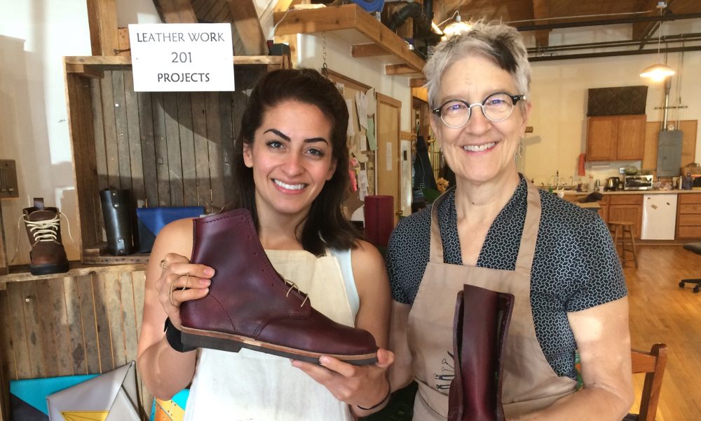 sara mcintosh student chicago school of shoemaking