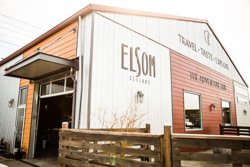 Exterior of Elsom Cellars in Seattle, Washington