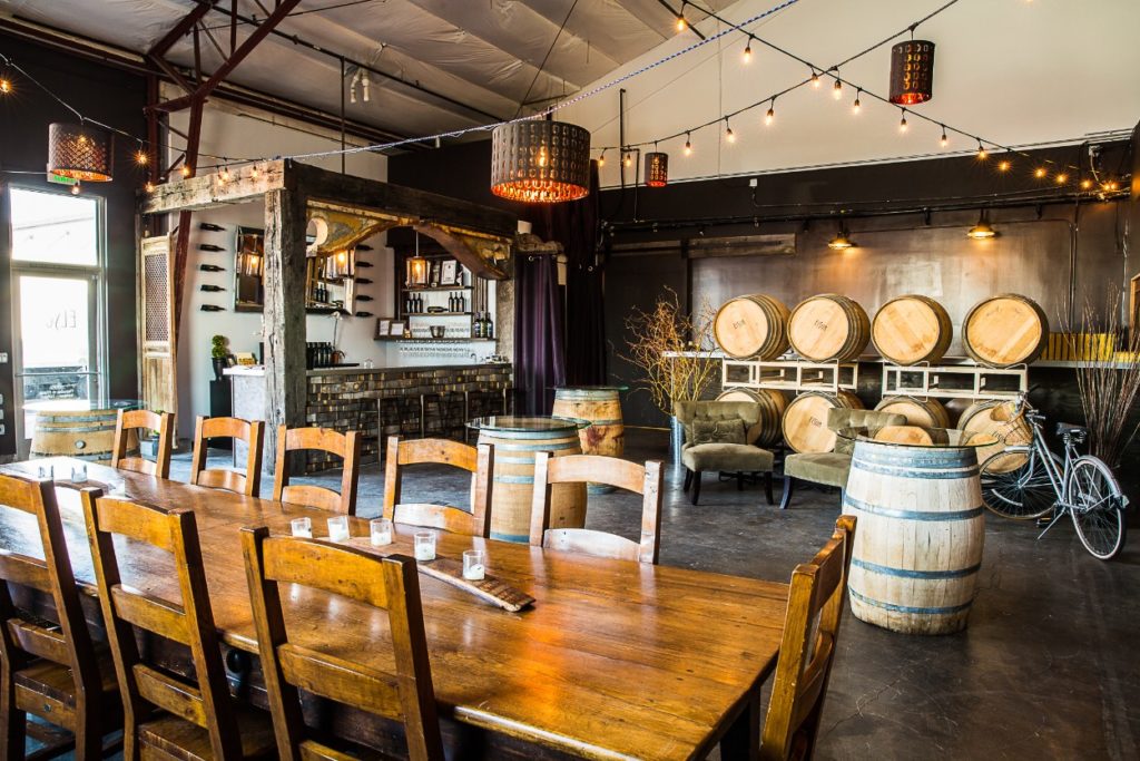 tasting room of elsom cellars