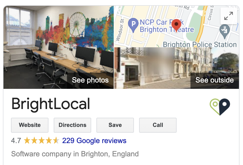 google business reviews - brightlocal address candybar.co