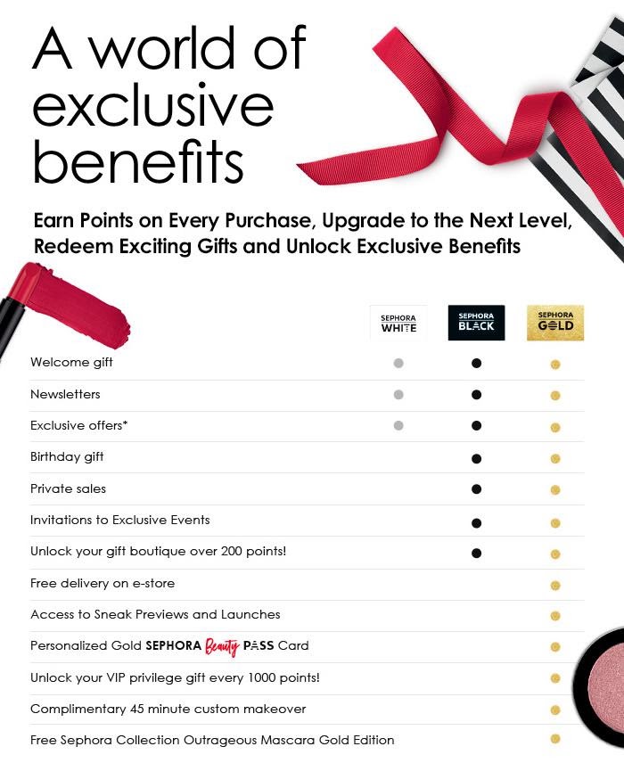 sephora world of benefits customer loyalty programs advantages disadvantages