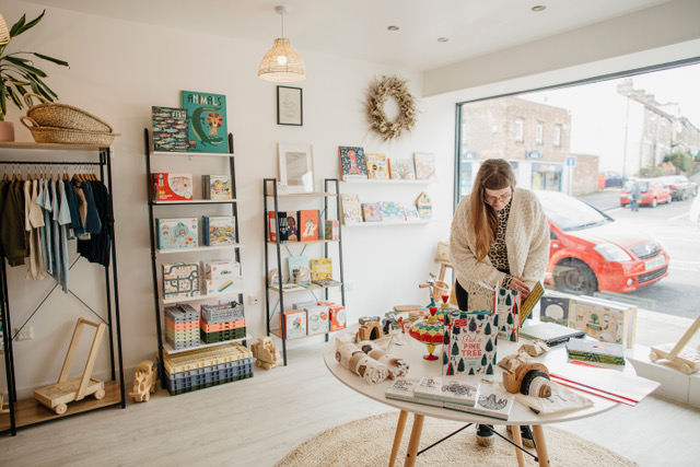 Hellen in her shop, Small Stuff